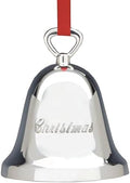 Reed & Barton 329/2 Ringing In The Season Silverplate Bell Ornament, Christmas