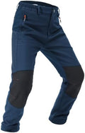 Boys Snow Pants Kids Fleece Lined Thermal Winter Hiking Pants Waterproof Softshell Elastic Waist Outdoor Cold Weather