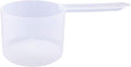 94cc Long Handle Measuring Scoop (6 Tablespoon / 3.17 oz / 94mL) - Heavy-Duty Plastic Spoon for Powders, Protein, Coffee, and Baking, 1-Pack