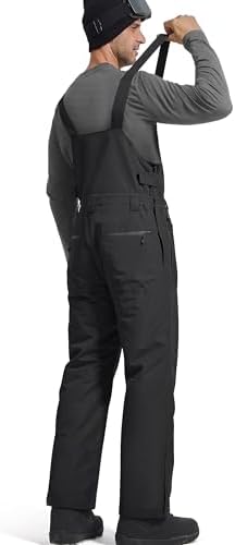 FREE SOLDIER Mens Snow Bibs Ski Snow Pants Softshell Ski Bib Overalls