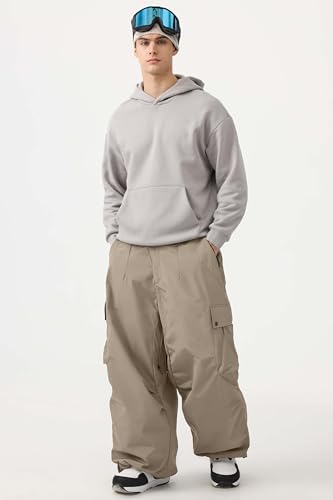 GSOU SNOW Women Men Baggy Snowboard Pants Ski Snow Pants Waterproof
