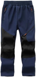 Kids Winter Pants Boys Snow Trousers Waterproof Fleece Lined
