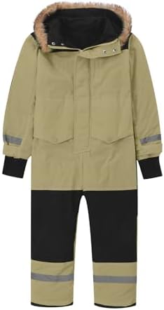YRAETENM Snow Suit for Kids Boys Girls One Piece Snowsuit Girls and Boys Waterproof Insulated Winter Jumpsuit Coveralls