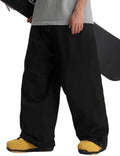GSOU SNOW Mens Womens Snow Pants Baggy Snowboard Ski Pants 15K Waterproof