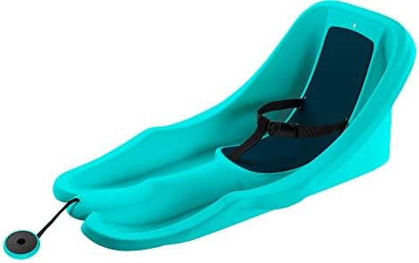 Gizmo Riders Baby Rider, Toddler Sled - 3-Point Harness, Anti-Slip Seat, Retractable Tow Strap, Durable Plastic, Ideal for 6 Months to 3 Years, Supports Up to 55 lbs, Winter Fun for Little Ones