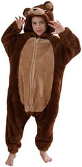 SimZoo Kids Animal Onesie Pajamas Halloween Costumes Cosplay 4-13Y