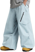 GSOU SNOW Womens Mens Snowboard Pants Baggy Snow Ski Pants for Snowsports