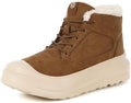 Eagsouni Womens Snow Boots Suede Leather Winter Shoes