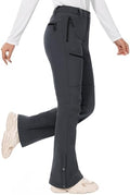 Hiauspor Women's Snow Ski Pants：Fleece Lined Water Resistant Warm Flare