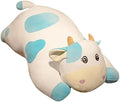 ELAINREN Blue Cow Stuffed Body Pillow Soft Cattle Plushie Toy Gifts/25.6''