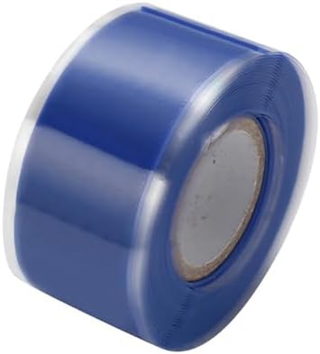 10 Roll 1 Inch X 10 FT Self-Fusing Silicone, Thickness 0.5mm Hose Repair Tape, Heavy Duty and Leak Proof Rubber Hose Tape, Pipe for Water(Blue)