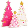 Christmas Decorations Indoor, Pink Christmas Snowflake Star Tree Home Decor