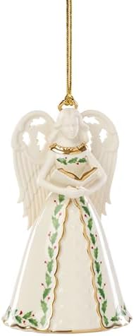 Lenox 897139 Holiday Angel Bell with Hymns Ornament, Christmas, Decorations