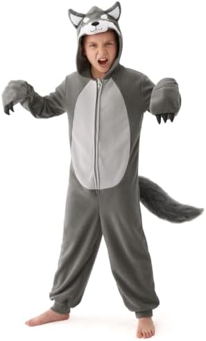 Spooktacular Creations Halloween Animal Costume Kids, Animal Jumpsuit for Toddler Halloween Dress Up Costume Party