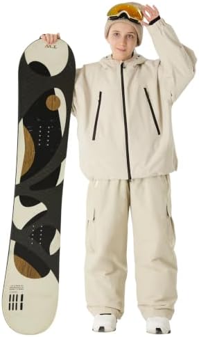 GSOU SNOW Kids Snow Pants Girls Boys Baggy Snowboard Pants Insulated