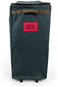 TreeKeeper [Multi Use Christmas Decoration Rolling Storage Bag] - Self Standing Container with ID Tag Holder for Easy Identification - Wheeled Garland Storage and Other Miscellaneous Decor Storage