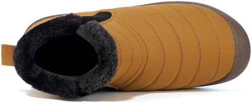 Eagsouni Womens Mens Snow Boots Winter Slip On Shoes