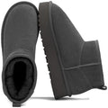 OXSTAR Winter Snow Boots for Women Cozy Plush Line Suede Boot