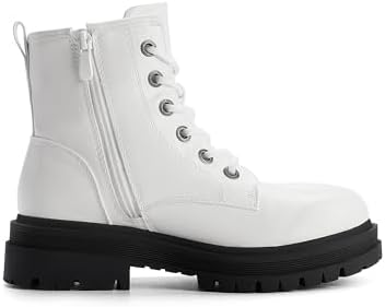 DREAM PAIRS Women's Combat Boots Lace-up Ankle Boots