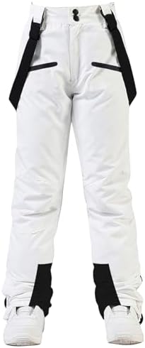 Womens Ski Pants Insulated Snow Pants Waterproof Winter Outdoor Hiking Pants Adjustable Waist Snowboard Pant