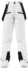 Womens Ski Pants Insulated Snow Pants Waterproof Winter Outdoor Hiking Pants Adjustable Waist Snowboard Pant