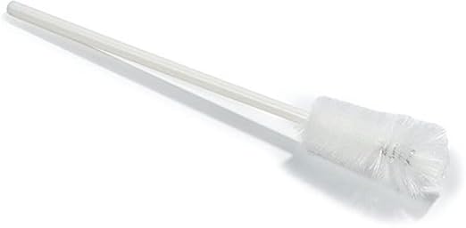 SPARTA 4146000 Spectrum Polyester Bottle Brush, Bottle Cleaning Brush, Bottle Cleaner Brush With Plastic Handle For Cleaning, 24 Inches, White