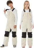 GSOU SNOW Kids Snow Bibs Girls Boys Snow Pants Ski Bibs Overalls(3-16Years)