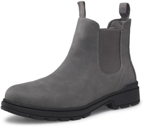 Cestfini Chelsea Boots Men Slip-On Western Hiking Boots