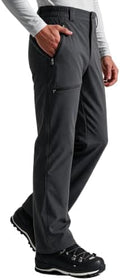 wantdo Men's Fleece Lined Pants Insulated Softshell Ski Snow Hiking Pant