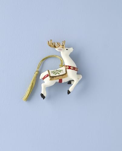 Lenox Holiday Accent Reindeer Ornament