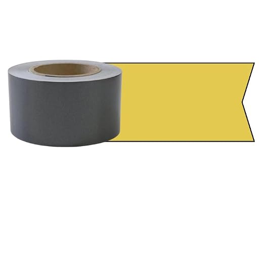 Universal/TFX 2" x 50' Solid Pinstripe Automotive Pinstriping Tape for Cars, Trucks, suvs, and More (069 Bright Gold Metallic)