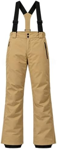 Men's Snow Ski Pants Insulated Waterproof Warm Winter Snowboard Bibs