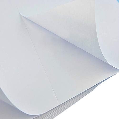 Round Corner Half Sheet Self Adhesive Shipping Labels for Laser and Ink Jet Printers, White Blank (1000 Sheets, 2000 Labels)