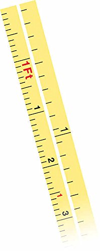 Forestry Suppliers English Fabric Diameter Tape | Woven Synthetic Fabric | Claw Hook at End | Measuring Diameter of Trees | 76˝ Diameter in Inches, Measure in 10ths, 100ths, Linear Feet