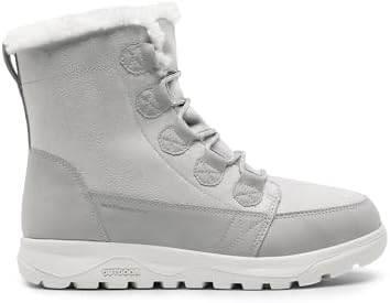 DREAM PAIRS Women's Winter Snow Boots Lace Up Warm Comfortable Faux Fur Lining Outdoor Ankle Booties