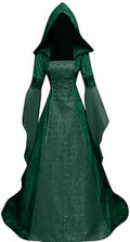 Women Deluxe Witch Dress Renaissance Vampire Halloween Costume