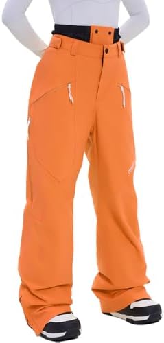 Womens Mens Ski Pants 3L Snowboard Snow Pants Insulated