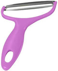 Vegetable Peeler, Cucumber Slicer Cabbage Shredder Stainless Steel Vegetable Peeler Cutter Wide Mouth Fruit Salad Potato Graters Knife Cooking Kitchen Gadgets-Blue(Purple)