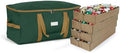 Covermates Adjustable Ornament Storage Bag, 25.5"W x 13"D x 12.5"H, Green