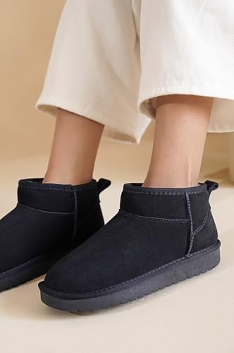 Project Cloud 100% Genuine Leather Womens Boots Ankle Boots for Women Shoes
