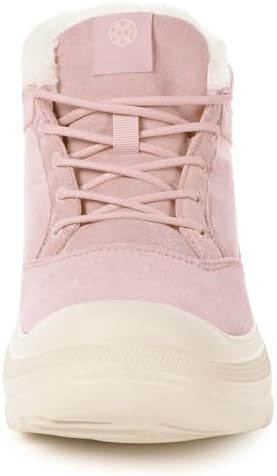 Eagsouni Womens Snow Boots Suede Leather Winter Shoes