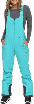 Arctix Women's Essential Insulated Ski Bibs, Water Resistant Snow Pants for Skiing & Snowboarding