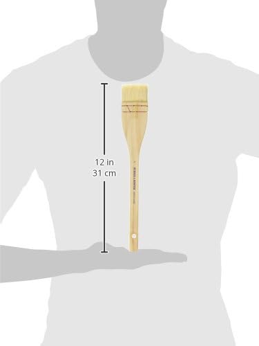 Winsor & Newton 5245200 Hake Wide Flat Wood Handle Brush - 2 inch