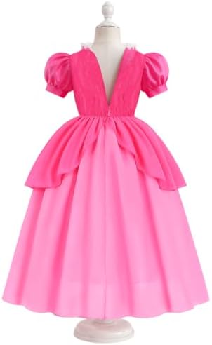 Royal Princess Costume Kids Girls Halloween Costumes with Wig Accessories