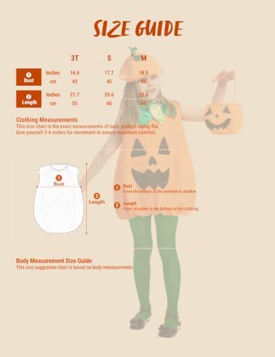Spooktacular Creations Halloween Pumpkin Costume Kids Child Girls Pumpkin Dress with Hat, Basket for Halloween Dress Up Party
