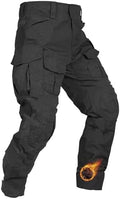TRGPSG Men's Fleece Lined Hiking Pants Winter Tactical Pants