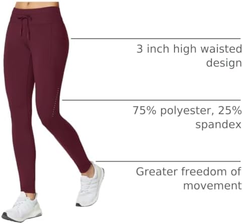 baleaf Women's Fleece Lined Leggings Tights Water Resistant Hiking Pants