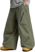 GSOU SNOW Womens Mens Snowboard Pants Baggy Snow Ski Pants for Snowsports