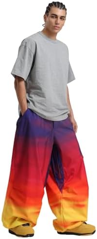 GSOU SNOW Womens Mens Snowboard Pants Baggy Snow Ski Pants for Snowsports