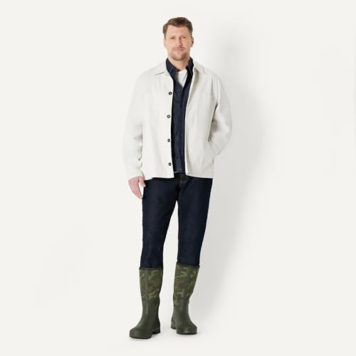 Amazon Essentials Men's Waterproof Neoprene Rubber Rain Boot
